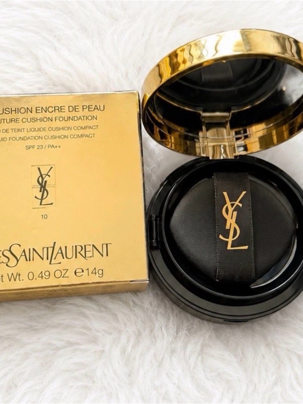 Yves Saint Laurent Cushion Foundation Shade 10 and Pink Waterproof eye pencil